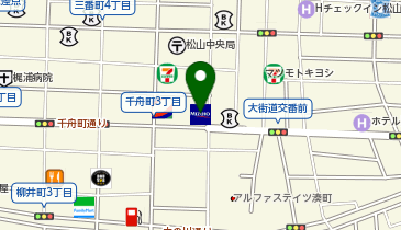 みずほ証券 松山支店の地図画像