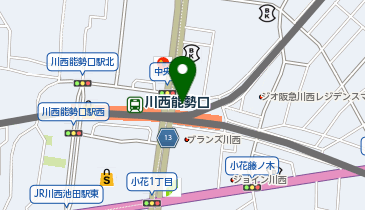 薬 マツモトキヨシ ベルフローラかわにし店の地図画像