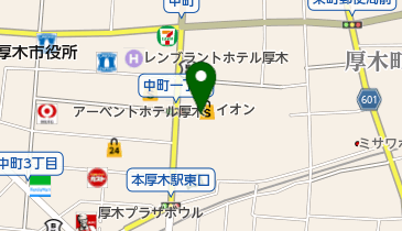 平塚信用金庫 厚木支店の地図画像