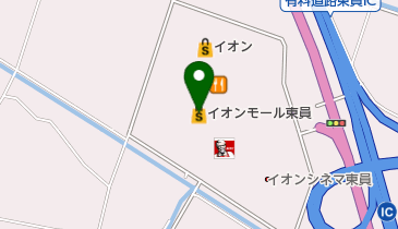UQスポット イオンモール東員店の地図画像