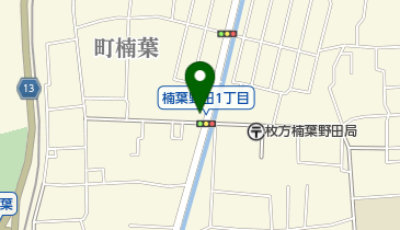 くずは優足屋の地図画像