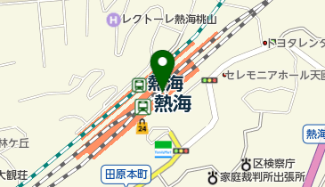 駅弁屋 熱海中央売店の地図画像