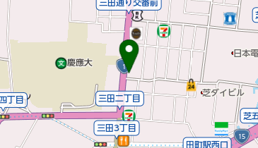 にじいろ補聴器の地図画像