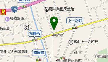 飛騨高山茶寮 三葉の地図画像