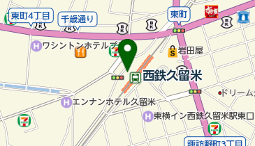 Bleu Bleuet(ブルー ブルーエ) エマックス・クルメ店の地図画像