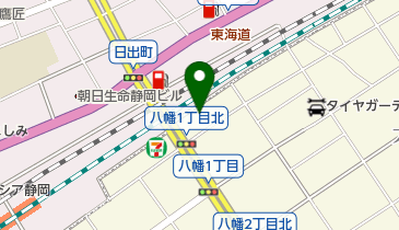 NHK 静岡放送局の地図画像