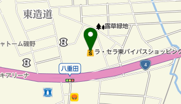 あずまだがし ラ・セラ東バイパス店の地図画像