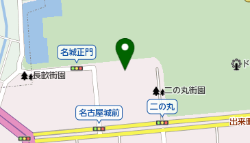 金シャチ横丁 正門エリア 義直ゾーンの地図画像