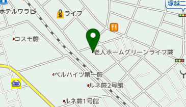 グリーンライフ蕨の地図画像