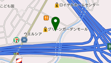 パンプキン グリーンガーデンモール店の地図画像