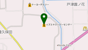 ひごペットフレンドリー スーパーセンターイズミヤ八幡店の地図画像