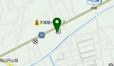 うどんのまるえんの地図画像