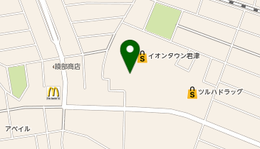 スタジオアリス イオンタウン君津店の地図画像