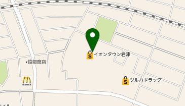 イオンスタイル 君津の地図画像