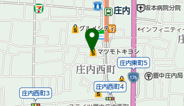 DAISO(ダイソー) サンパティオ庄内店の地図画像