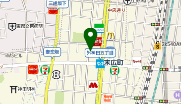 ミリタリーショップ レプマート アキバ店の地図画像