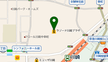 4&deg;CBRIDAL(ヨンドシーブライダル) ラゾーナ川崎プラザ店の地図画像