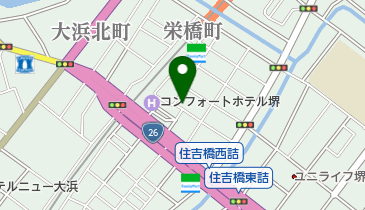 羅い舞座 堺駅前店の地図画像