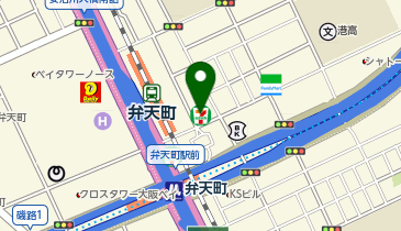東進衛星予備校 弁天町駅前校の地図画像