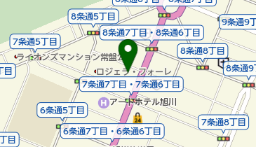 北海道ブラッスリー リラの地図画像