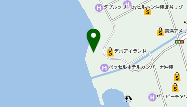 ポーたま 北谷 アメリカンビレッジ店の地図画像