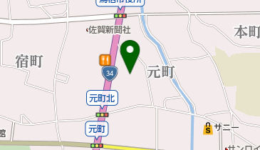 うふふCafe(カフェ) 鳥栖元町店の地図画像