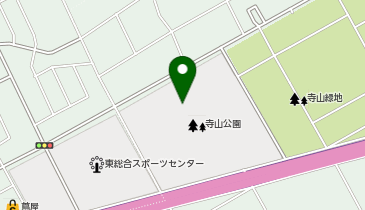 新潟市寺山公園子育て交流施設「いーてらす」の地図画像