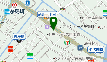 日本中国旅行社株式会社の地図画像