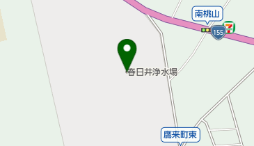 春日井浄水場の地図画像