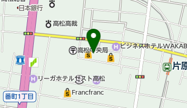 HENRI CHARPENTIER(アンリ シャルパンティエ) 高松三越店の地図画像