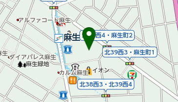 JOYFIT(ジョイフィット)24 札幌麻生の地図画像