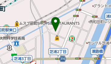 ファイトフィット 田町芝浦の地図画像