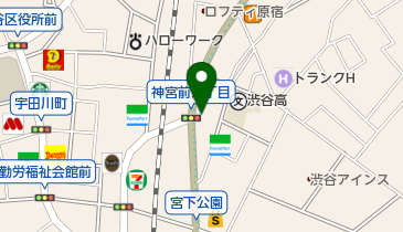 GEMS(ジェムズ) 神宮前の地図画像