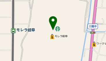 あそびパークPLUS(プラス) モレラ岐阜店の地図画像