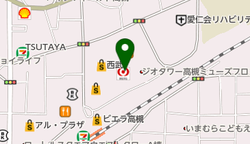 高槻ミューズコートWEST(ウェスト) ジオ高槻ミューズEXの地図画像