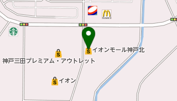 UQスポット イオンモール神戸北の地図画像