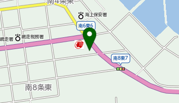 網走按鍼堂の地図画像