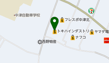 TOKIWA INDUSTRY(トキハ インダストリー) 中津店の地図画像