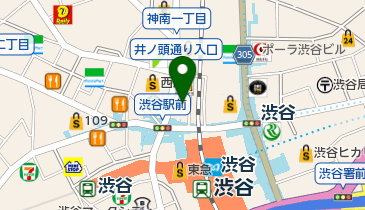 らんまん食堂 MAGNET by SHIBUYA(マグネット バイ シブヤ) 109店の地図画像