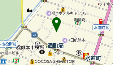 QTモバイル 熊本店の地図画像