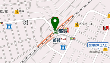 NewDays KIOSK(ニューデイズ キオスク) 都賀駅改札内店の地図画像
