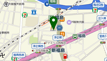 福島 桜屋離宮の地図画像