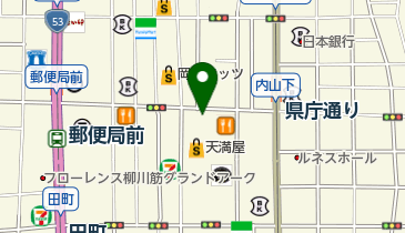 中山靴店 岡山天満屋店の地図画像