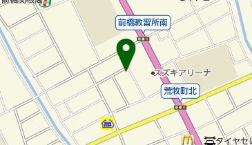 前橋友の会の地図画像