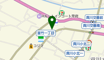 アルファケア西甲府介護施設の地図画像