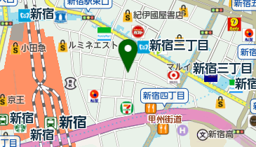 東京 占いの館 千里眼 新宿東口店の地図画像