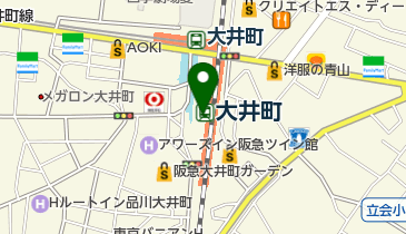 横浜 昇龍園 アトレ大井町店の地図画像