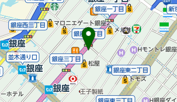 アール エフ ワン(RF1) 銀座松屋店 B1Fの地図画像