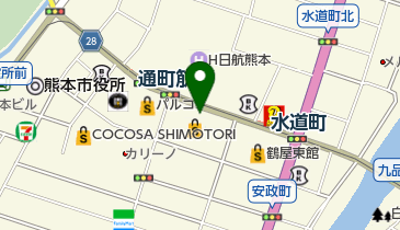 PRADA(プラダ) 熊本鶴屋店の地図画像