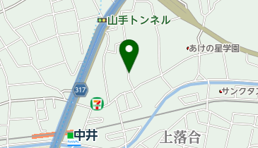 六天坂 (中落合)の地図画像